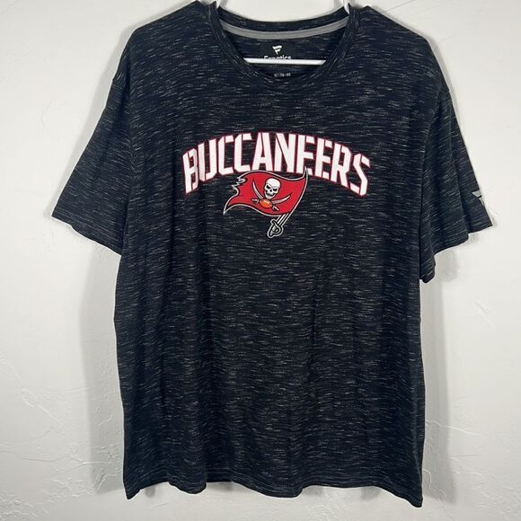🔥🏈 TAMPA BAY BUCCANEERS Tom Brady #12 Graphic Player Tee - Black Heather - EUC - Picture 2 of 8